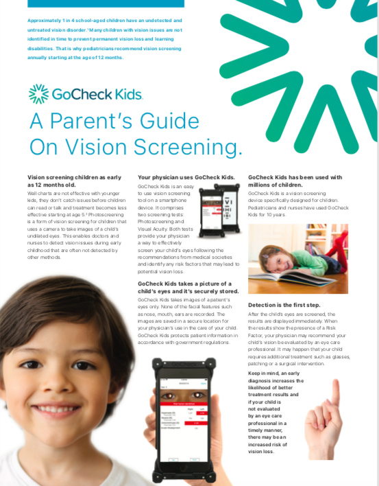 GoCheck Kids Guide to Vision Screening