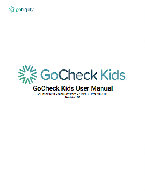 User Manual Front Page